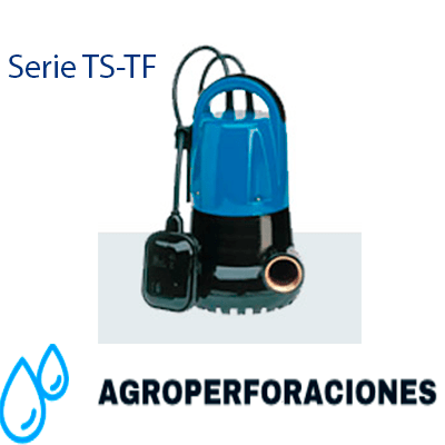 Electrobombas sumergibles para desagote pluvial y cloacal.